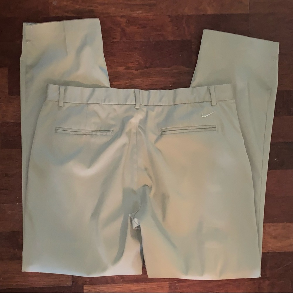 NIKE performance khaki golf polyester pants MENS size 36 X 32 - Picture 6 of 15